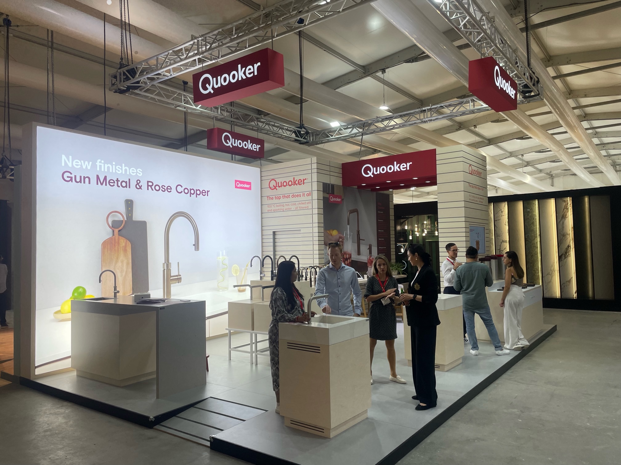 Quooker Exhibition Setup by Experientia Live