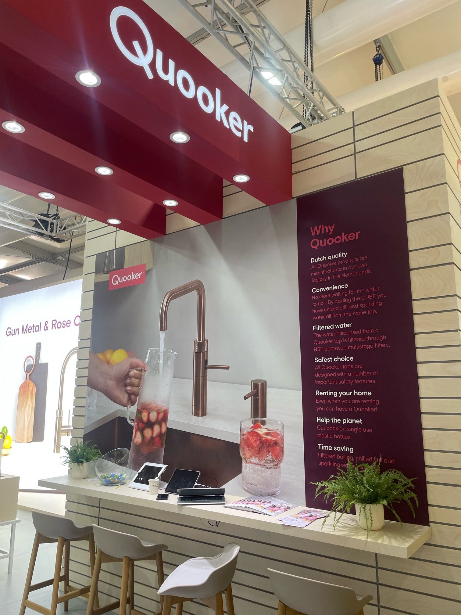 Quooker Exhibition Setup by Experientia Live